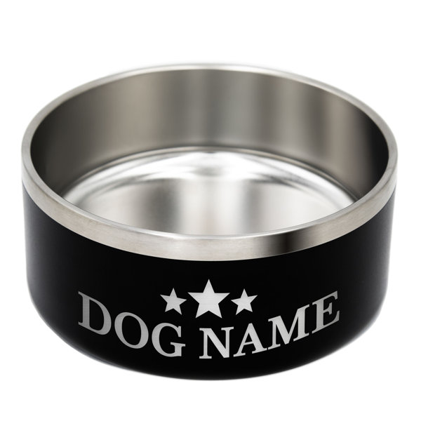 MerchSalad Personalized Durable Insulated Dog Bowl Wayfair